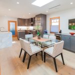 Integrated modern dining room